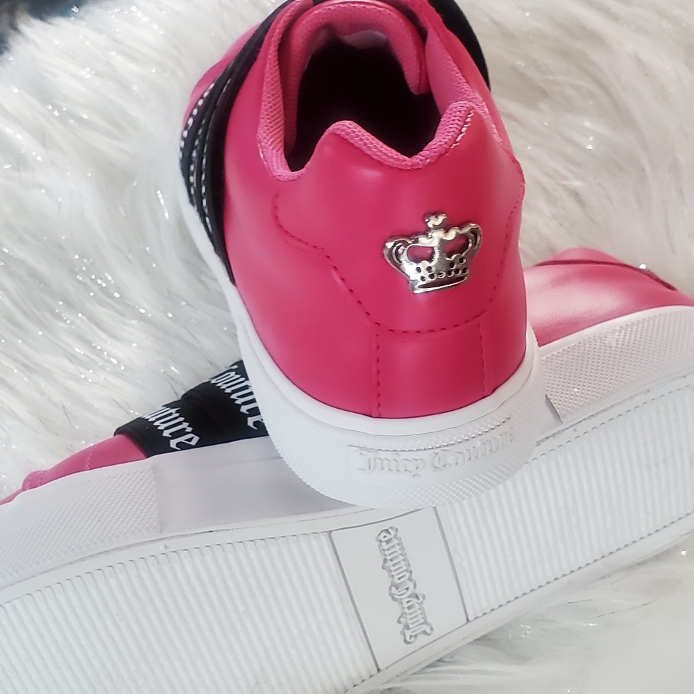 Hot pink Juicy Couture women stylish sneakers in size 6.5